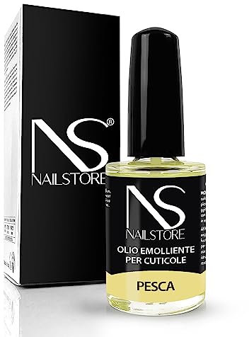 NAILSTORE - Olio per Cuticole e unghie Nail Oil, Trattamento Delle Unghie Cuticola Rivitalizzante Olio Nail Polish - 15ML (Pesca)