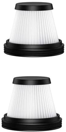 RuuTe 2PCS HEPA-Filter, kompatibel for Baseus A3 Lite 12000Pa Auto-Staubsaugerfilter (Color : 2pcs Black)