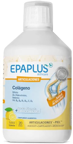EPAPLUS Articulaciones Colágeno Líquido Limón con Vitamina C, 500 ml