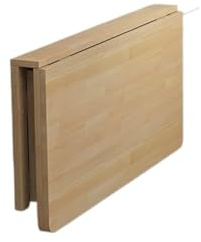 SJZHUYUE Wall-Mounted Collapsible Folding Table Workbench Wood Color Multiple Sizes(80 * 50Cm/31Inch*20Inch)