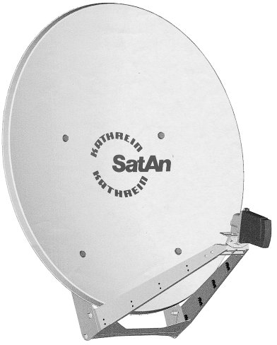 Kathrein CAS 120 offsetparabolantenn (satellitantenn, multimatningsförmåga, ZAS 120 krävs!) Vit