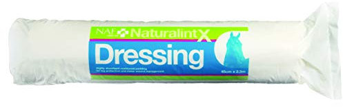 NAF NaturalintX Dressing 500g – Highly Absorbent Multi-Layer Dressing for Horses – Supports First Aid, Wound Care & Poulticing – Use Wet or Dry