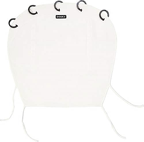 Dooky Universal Cover Cream protection solaire, protection contre les intempéries pour les sièges de bébé (protection UV SPF 40+, testé par le TÜV, ajustement universel), couleurs crème