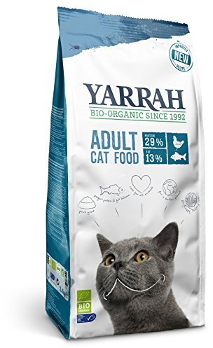 Yarrah pesce 10 kg cibo biologico per gatti, 1 confezione (1 x 10 kg)