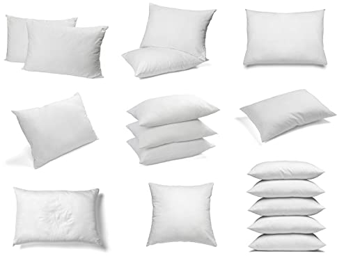 sunnypillow Premium Kopfkissen 5er Set Kissen 40x40 cm Füllung - Kissenfüllung Füllkissen Innenkissen Sofakissen groß - fest gefüllt, für Allergiker geeignet