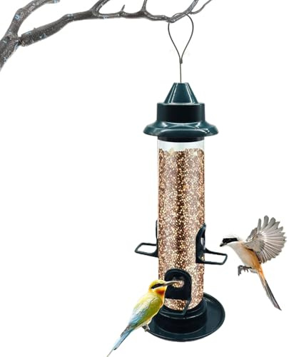 Mangeoire pour Oiseaux Sauvages | Arbre de Nourriture pour Oiseaux Sauvages - Station Suspendue d'arbres en Plein air, Distributeur de Bar pour Oiseaux Sauvages - Femmes Hommes