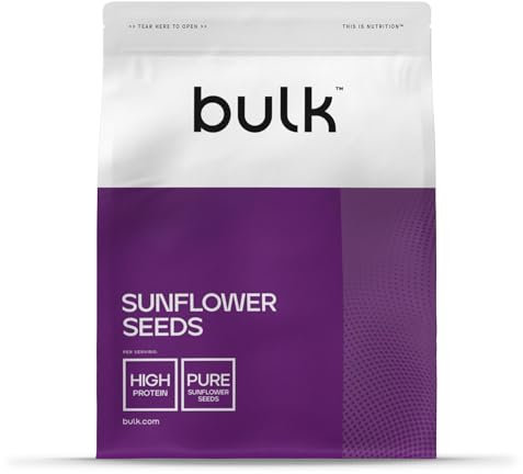 Bulk Graines de tournesol, 500 g, l'emballage peut varier