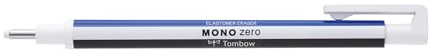 Tombow Ehkur 'Mono Zero' Rundspitze, radierbarer Stift, weiß