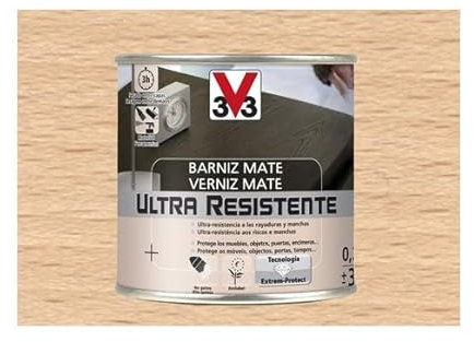 V33 BARNIZ INTERIOR ULTRA RESISTENTE MATE INCOLORO 0,75L