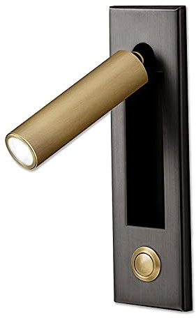 Rebirth Reading Light For Books In Bed丨3W 4000K LED Bedroom Lamp Headboard Wall Lighting Sconce丨Adjustable Recessed Bedside Wall Mounted Spotlight丨Rotatable Spot Lights With Push Switch