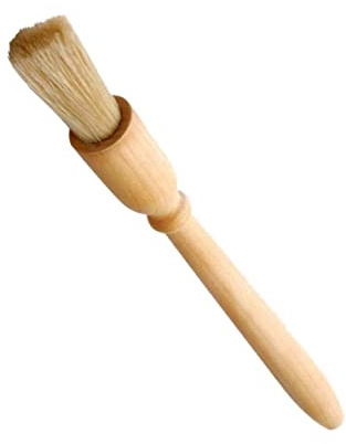 Vsorce4u 1 x Pastry Brush with Wooden Handle - Pastry Brush with Pure Bristles Glazing Basting Baking Cooking Brush