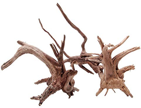Driftwood per decorazione dell'acquario, tronco naturale in legno, albero di legno naturale, pesci d'acquario per la decorazione di piante da serbatoio ornamento