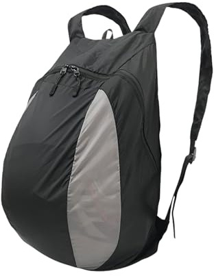 BOROCO Mochila impermeable para casco de moto, 24 L, gran capacidad, bolsa de deporte para fitness, ciclismo, senderismo, Negro , Piezas de automóvil