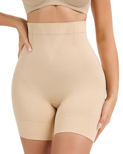 FVACPJ Shapewear Tummy Control Shorts - High Waisted Shapewear Underwear Body Shaper Butt Lifting Shorts Under Dresses