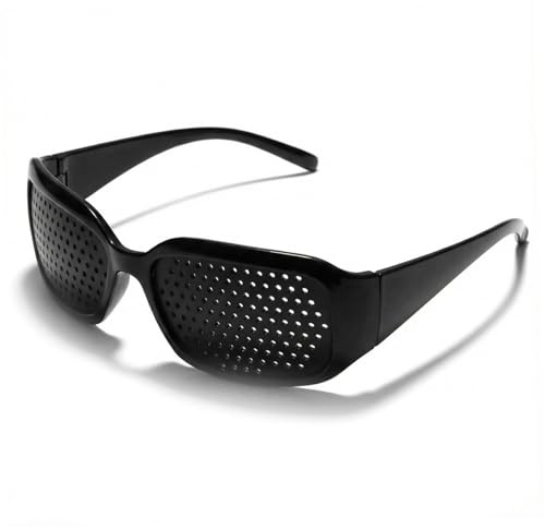 2-Pack Pinhole Glasses for Vision Improvement, Lightweight Pin Hole Glasses, Shatterproof Lenses for Daily Use & Outdoor Activities