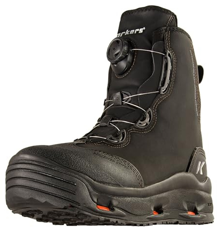 Korkers Devil's Canyon Wading Boots - Athletic and Glove-Like Fit - Includes Interchangeable Felt and Kling-On Soles - Size 15