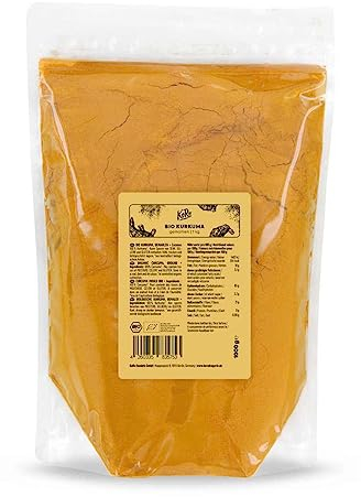 KoRo - Bio Kurkuma gemahlen 1 kg - 100 % Kurkuma ohne Zusätze aus biologischem Anbau