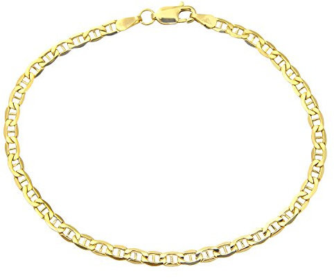 Elegano 9ct Yellow Gold Bracelet – 19cm Anchor Chain Women’s Bracelet