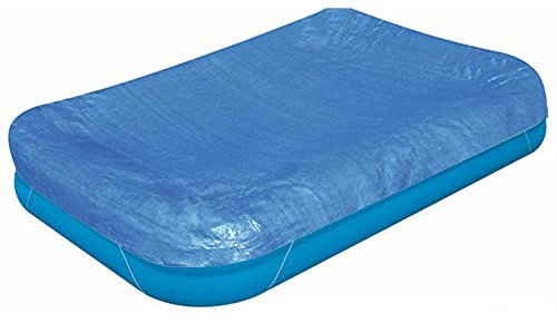 Albert Austin Inflatable Pool Cover | Drawstring Design Cover | Dustproof Paddling Pool Protector | Anti-UV | Weatherproof | Debris-Free Water (Rectangle - 305 L x 183 W x 25cm D.)