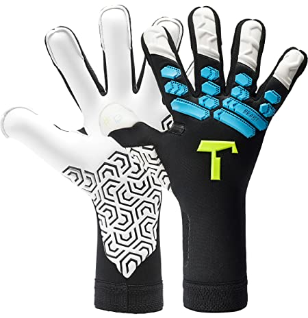 T1TAN Sky Beast 2.0 Torwarthandschuhe für Erwachsene, Fußballhandschuhe Herren Fusion Cut und 4mm Gecko Grip - Gr. 11