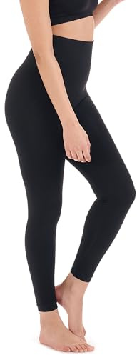Herzmutter Shaping Leggings Highwaist - Bauchweg-Shapewear Leggings - OekoTex 100 - Rückbildungsunterstützend - Formt Bauch, Taille, Po - 1600 (S-M)