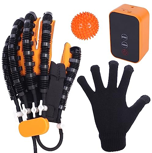 (Guante Izquierdo),Guantes de Rehabilitación para Manos con Ictus Wokeout, Ayudas de Rehabilitación Hemiplejia, Guante Robot Flexión de Dedos, Guantes de Mano Fisio Recuperación