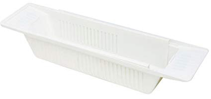 Caja de Almacenamiento de Juguetes para Baño, Estante para Juguetes para Bañera con Divisores Personalizables, Baño de Plástico Duradero, Ideal para Bañeras Grandes y Pequeñas