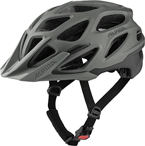 ALPINA Mythos 3.0 LE - Leichter und gut belüfteter Fahrradhelm für Erwachsene, Individuell anpassbar, für optimalen Komfort und Schutz, Coffee-Grey matt, M (57-62cm)