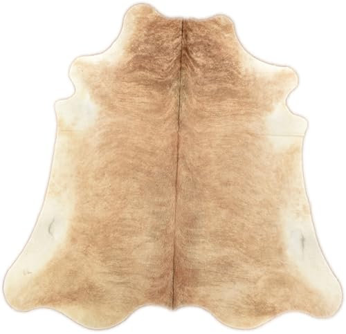 Kuhfelle Online & Nomad KUHFELL STIERFELL Creme BEIGE Natur 230 x 210 cm Rinder Fell Teppich