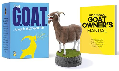 The Screaming Goat Desk Toy - White Elephant Gifts - Funny Gag Gift Ideas for Coworkers - Unique Fun Desk Toys - Hilarious Easter Basket Stuffers