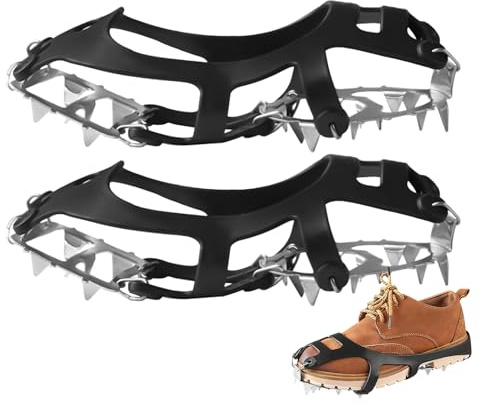 Crampones para Hielo Equipo De Escalada Universal Antideslizante De Acero