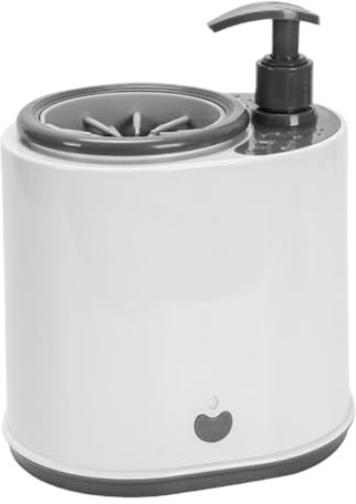 Pulitore elettrico per zampe, portatile, automatico, pulitore per zampe con setole morbide, materiale polimerico con batteria ricaricabile, accessorio per la toelettatura degli animali domestici, per