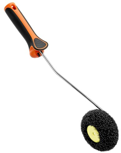 QWORK® Rullo angolare per masse da stucco, rullo angoli, per cartongesso e ristrutturazione