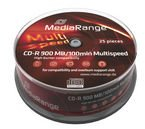 50 (2x 25) MediaRange Rohlinge Cake25 CD-R 900MB 100min