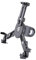K&M 19790 Tablet-PC-Stativhalter Schwarz, Kunststoff - Drehbare Tablet-Halterung für Mikrofon-Stative mit 3/8“ Gewinde
