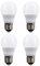 Monsing 12 V Niedervolt LED Glühbirnen AC DC 12V bis 48V E26 warmweiß 3000K 3W für Off Grid Solar Beleuchtung Marine Boat RV 12V Innenbeleuchtung 4 Stücke(3W-Warmweiß)