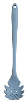 GIR 13-Inch Premium Silicone Spaghetti & Pasta Spoon – Slate