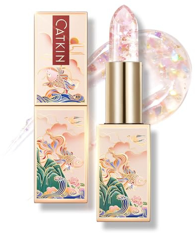 CATKIN Lippenbalsam Natürliche getönte Lippenpflege Classic mit Vitamin E, Spendet Feuchtigkeit für trockene Lippen Lippenpflegestift 3.3g