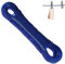 30 Metros Cuerda Tendedero, Tendedero de Exterior con Alma de Acero, Tendedero de PVC Resistente, Tendedero Extra Fuerte, Tendedero Antidesgarro, para El Hogar Jardín Balcón Camping, Azul