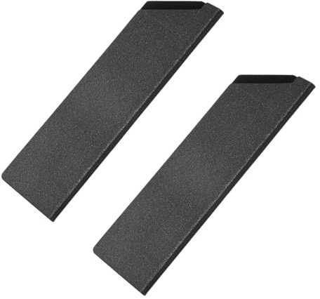 M METERXITY 2-Pz Coperture per Coltelli, 7 Custodie Universali per Coltelli da Cucina in ABS, Resistenti All'Usura, Foderati, per Coltelli da Cucina Domestici/Coltelli da Pane[Nero]
