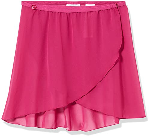 Capezio Chiffon Wrap Ballet Skirt, Elasticated Sheer Wrap Skirt for Ballet, Contemporary, Jazz, Lyrical Dance Costume for Women, CAD800, Mulberry, Adult Size Small