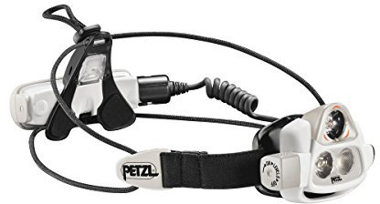 PETZL Nao Headlamp Light Grey/Black