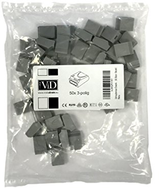 ViD® - Bornes de connexion 50 pièces gris