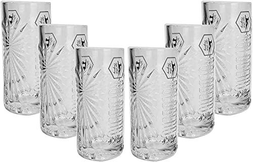 Goldberg Longdrinkglas - 6er Set Longdrink Glas/Gläser Set - 6x Longdrinkgläser von Goldberg