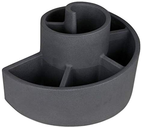 Sesua Kräuterspirale Pflanzkübel grau aus Kunststoff 80cm