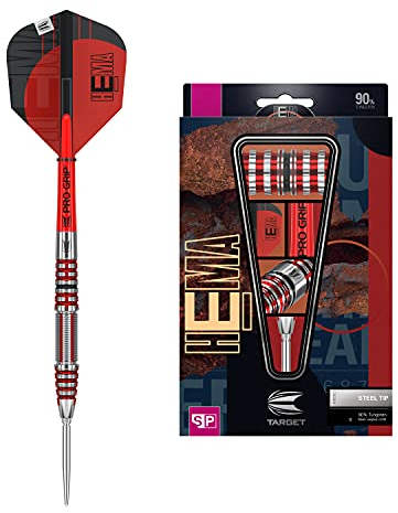 Target Darts - Hema 02 90% Wolfram Swiss Point Steeldarts-Set Dartpfeile (23 g)