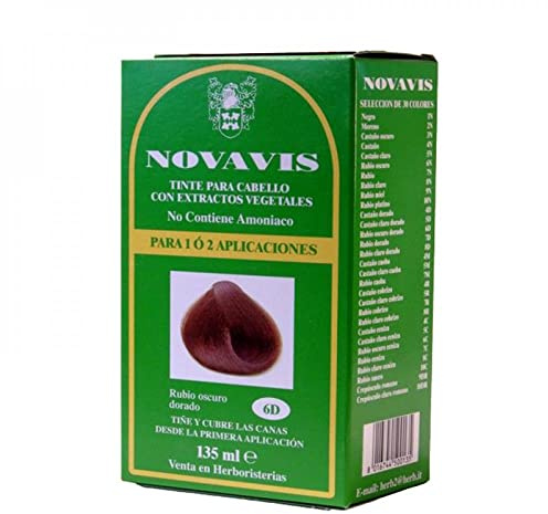 Tinte 6 D Rubio Oscuro Dorado Novavis