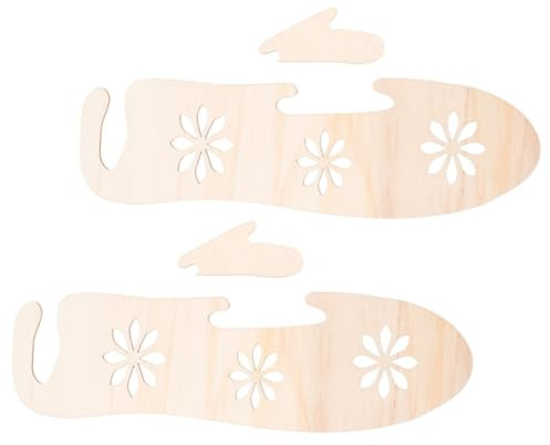 SHINEOFI 2st Träblocker För Stickade Handskar Hållbara Och Smidiga Modeller För Handarbete Och Dekoration Perfekta För Stickare Och Virkare