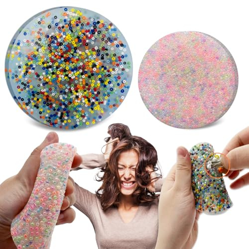 Plstod 2 st Picky Pad Fidget Toy, Silikon Fidget Toy, Skin Plocka Fidget Leksaker, Stressleksaker för Hud Plockning, Picky Pad Fidget för att lindra stress och ångest
