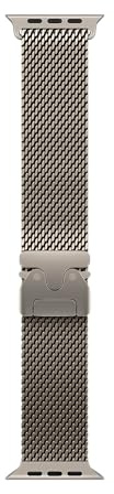 Apple Watch Band - Milanaise Armband - 49 mm - Natur - Medium